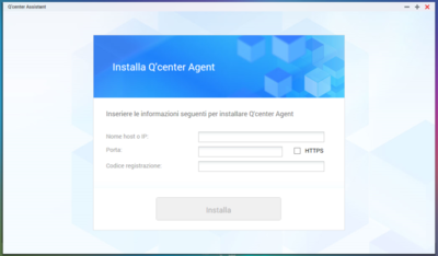 My Form Installazione Q'Center Agent