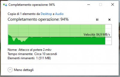 Trasferimento da PC a NAS