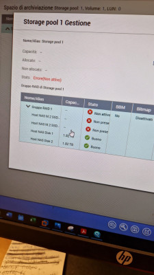 qui come mi appariva prima di fare la prova con inserimento m2