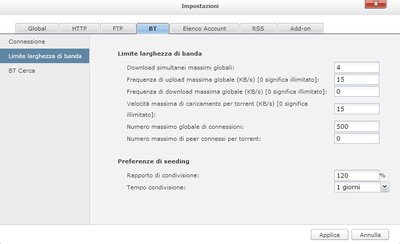 Limite banda up e down