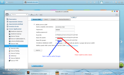 come modificare i DN ?
